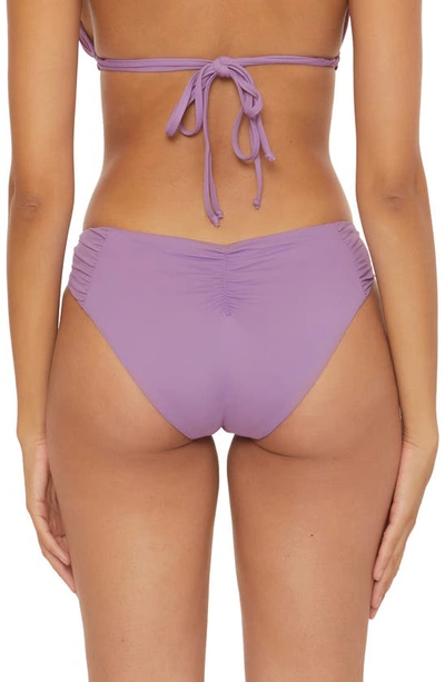 Shop Becca Color Code Hipster Bikini Bottoms In Viola