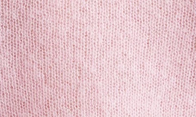 Shop Cecilie Bahnsen Videl Drawcord Tie Semisheer Alpaca & Wool Blend Sweater In Soft Pink