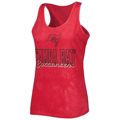 Concepts Sport Red Tampa Bay Buccaneers Billboard Scoop Neck Racerback Tank And Shorts Sleep Set In Red