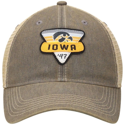 Shop Legacy Athletic Gray Iowa Hawkeyes Legacy Point Old Favorite Trucker Snapback Hat