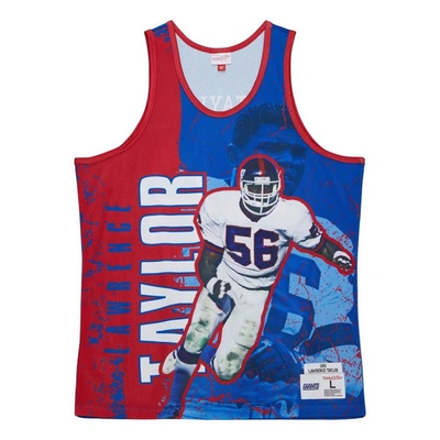 Mitchell & Ness Men's  Lawrence Taylor Royal New York Giants 1989 Player Burst Tank Top In Royal