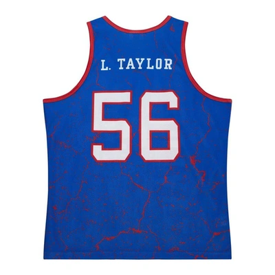 Mitchell & Ness Men's  Lawrence Taylor Royal New York Giants 1989 Player Burst Tank Top In Royal