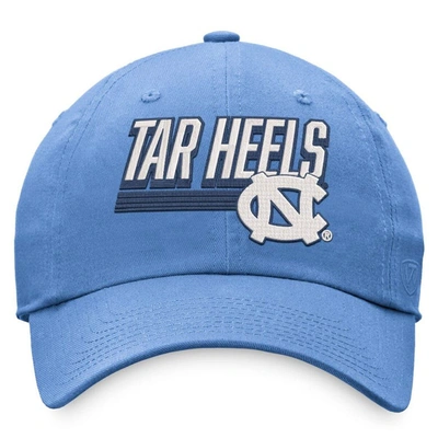 Shop Top Of The World Carolina Blue North Carolina Tar Heels Slice Adjustable Hat In Light Blue