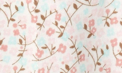 Shop Magnetic Me Bedford Floral Organic Cotton Footie In Pink