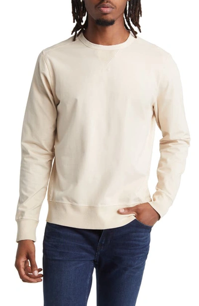 Shop Good Man Brand Flex Pro Jersey Victory Crewneck Sweatshirt In Oatmeal