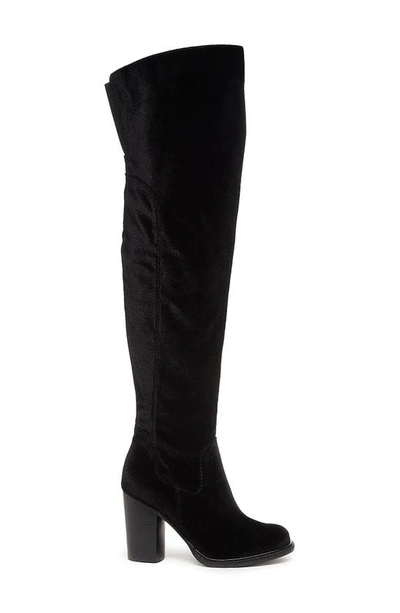 Shop Kelsi Dagger Brooklyn Logan Over The Knee Boot In Black