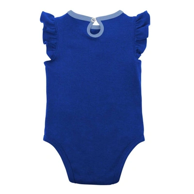 Shop Outerstuff Infant Royal/heather Gray Kansas City Royals Little Fan Two-pack Bodysuit Set