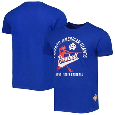 Shop Stitches Royal Chicago American Giants Soft Style T-shirt