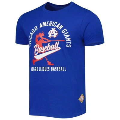 Shop Stitches Royal Chicago American Giants Soft Style T-shirt