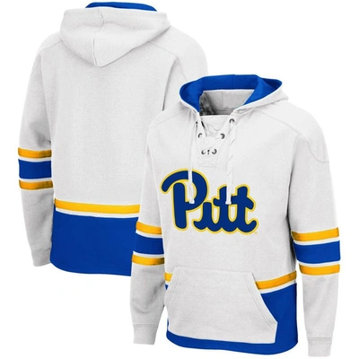 Shop Colosseum White Pitt Panthers Lace Up 3.0 Pullover Hoodie