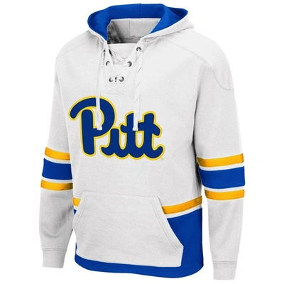 Shop Colosseum White Pitt Panthers Lace Up 3.0 Pullover Hoodie