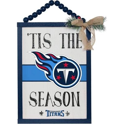 Shop Foco Tennessee Titans 'tis The Season Sign In Blue