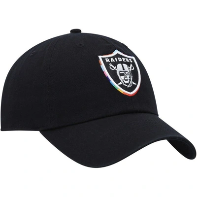 Shop 47 ' Black Las Vegas Raiders Team Pride Clean Up Adjustable Hat