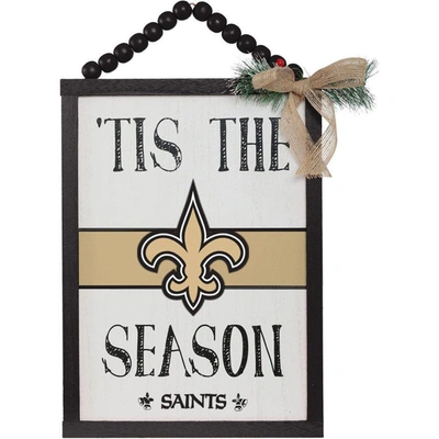 Shop Foco New Orleans Saints 'tis The Season Sign In Black