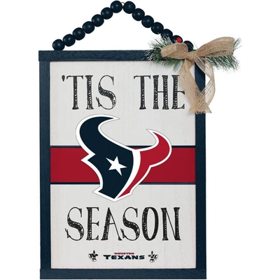 Shop Foco Houston Texans 'tis The Season Sign In Navy