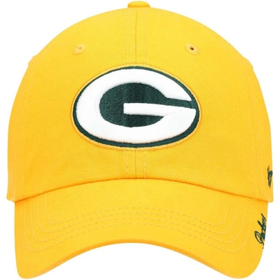 Shop 47 ' Gold Green Bay Packers Miata Clean Up Secondary Adjustable Hat