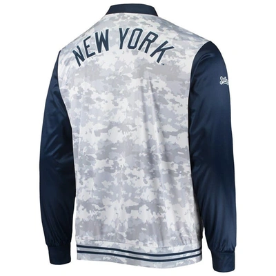 Shop Stitches Navy New York Yankees Camo Full-zip Jacket