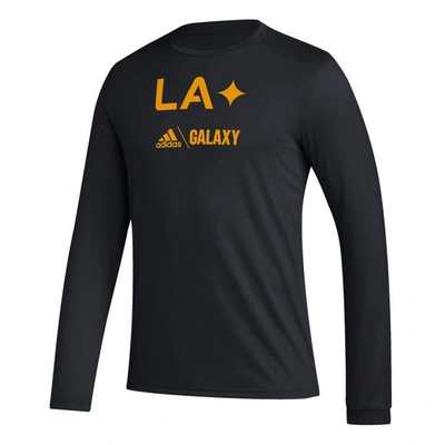 Shop Adidas Originals Adidas Black La Galaxy Icon Aeroready Long Sleeve T-shirt