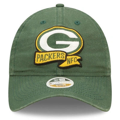 Shop New Era Green Green Bay Packers 2022 Sideline Adjustable 9twenty Hat