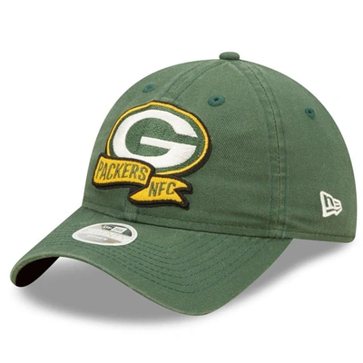 Shop New Era Green Green Bay Packers 2022 Sideline Adjustable 9twenty Hat