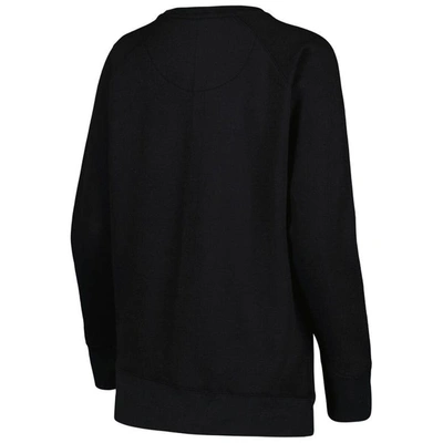Shop Pressbox Black Purdue Boilermakers Steamboat Animal Print Raglan Pullover Sweatshirt