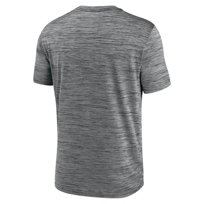 Shop Nike Anthracite Los Angeles Rams Velocity Arch Performance T-shirt