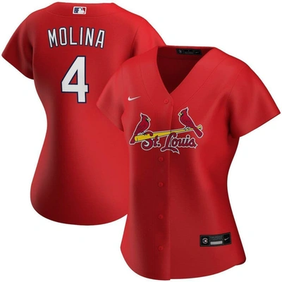 Shop Nike Yadier Molina Red St. Louis Cardinals Alternate Replica Player Jersey