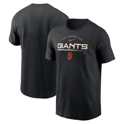 Shop Nike Black San Francisco Giants Team Engineered Performance T-shirt