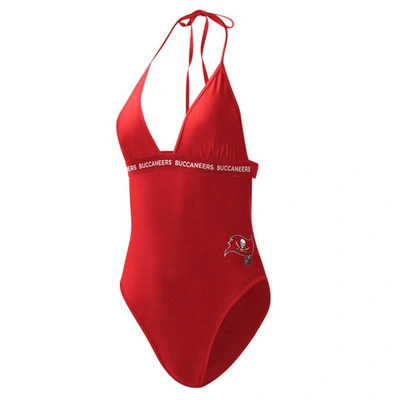 Shop G-iii 4her By Carl Banks Red Tampa Bay Buccaneers Full Count One-piece Swimsuit