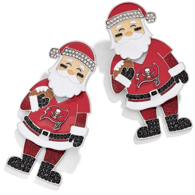 Shop Baublebar Tampa Bay Buccaneers Santa Claus Earrings In Red