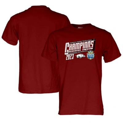 Shop Blue 84 Indoor Track & Field Champions Locker Room T-shirt In Cardinal