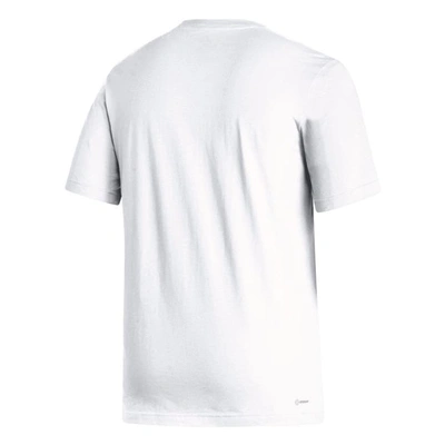 Shop Adidas Originals Adidas White Kansas Jayhawks Locker Lines Baseball Fresh T-shirt