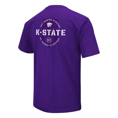 Shop Colosseum Purple Kansas State Wildcats Oht Military Appreciation T-shirt