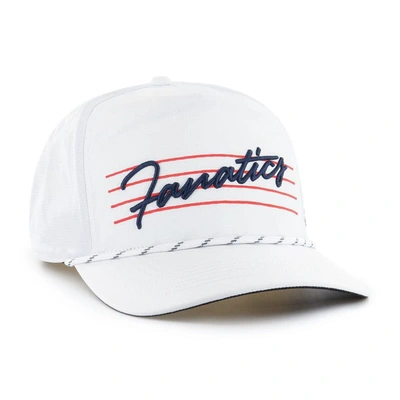 Shop 47 ' White Fanatics Corporate Downburst Script Hitch Adjustable Hat