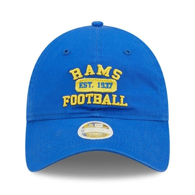 Shop New Era Royal Los Angeles Rams Formed 9twenty Adjustable Hat