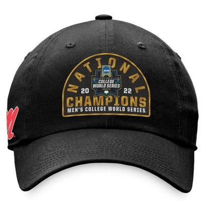 Shop Top Of The World Baseball College World Series Champions Locker Room Crew Adjustable Hat In Black