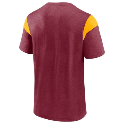 Fanatics Branded Burgundy Washington Commanders Home Stretch Team T-shirt In Burgundy