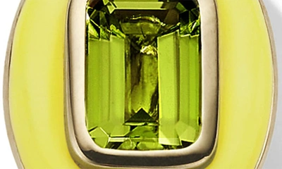Shop Cast The Stone Charm In Peridot