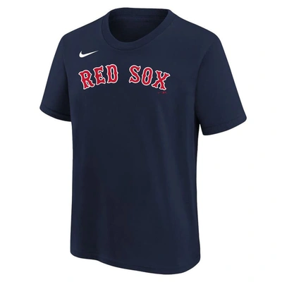 Shop Nike Youth  Enrique Hernandez Navy Boston Red Sox Player Name & Number T-shirt