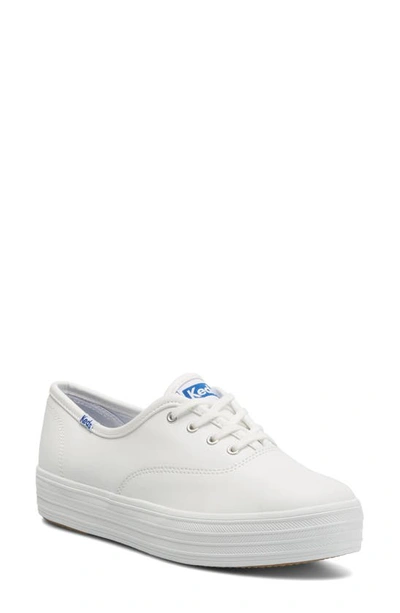 Shop Keds The Platform Sneaker In White