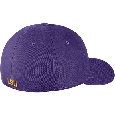 Shop Nike Purple Lsu Tigers Classic99 Swoosh Performance Flex Hat
