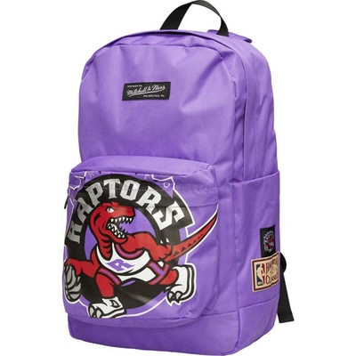 Shop Mitchell & Ness Toronto Raptors Hardwood Classics Backpack In Purple