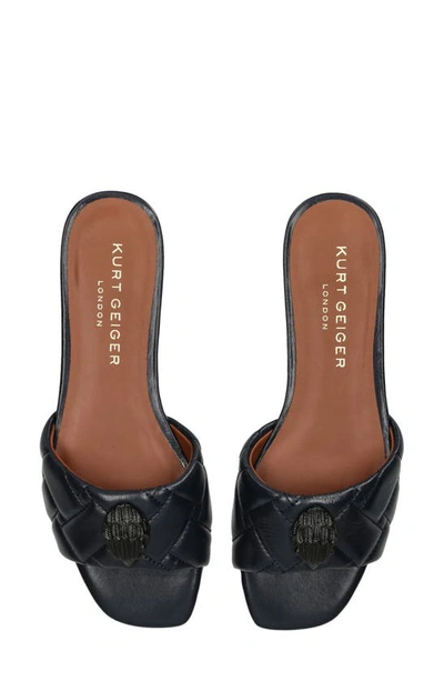 Shop Kurt Geiger Kensington Slide Sandal In Black