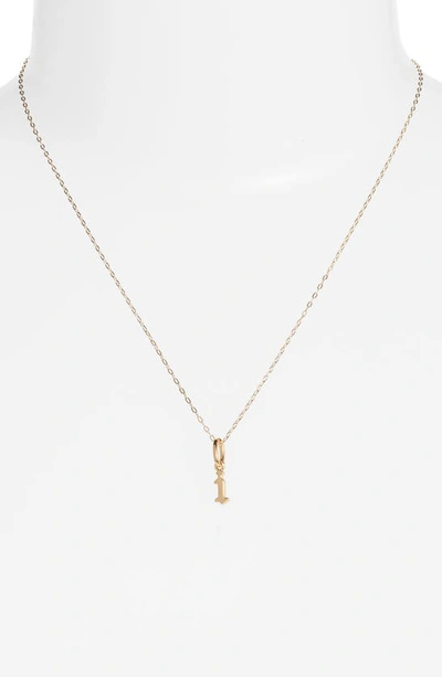 Miranda Frye Sophie Customized Initial Pendant Necklace In Gold - I
