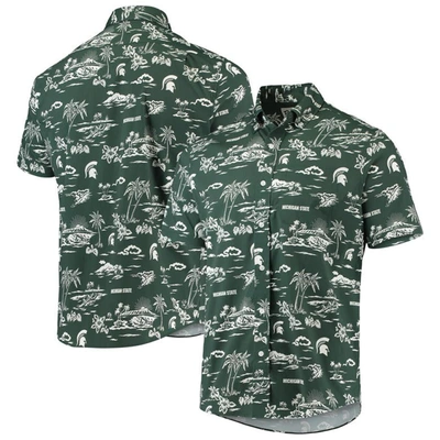 Shop Reyn Spooner Green Michigan State Spartans Classic Button-down Shirt