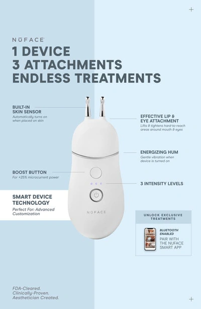 Shop Nuface Trinity+ Smart Advanced Facial Toning Device & Effective Lip & Eye Attachment $619 Value