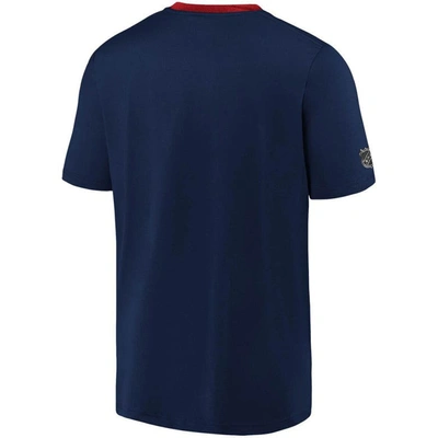 Shop Fanatics Branded Navy Montreal Canadiens Authentic Pro Locker Room Performance T-shirt