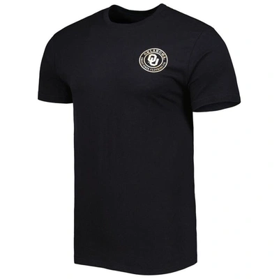 Shop Great State Clothing Black Oklahoma Sooners Camo Flag 2-hit T-shirt