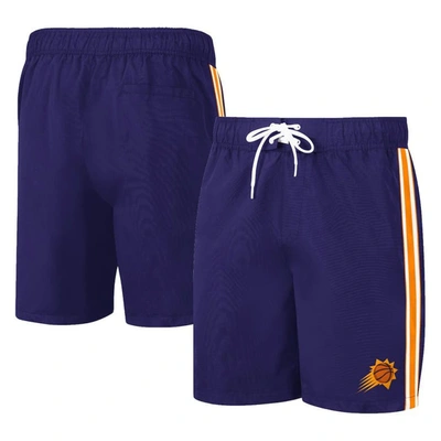 Shop G-iii Sports By Carl Banks Purple/orange Phoenix Suns Sand Beach Volley Swim Shorts