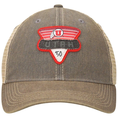 Shop Legacy Athletic Gray Utah Utes Legacy Point Old Favorite Trucker Snapback Hat
